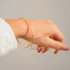 SquareLink Open Ring Bracelet