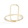 SquareLink Open Ring Bracelet